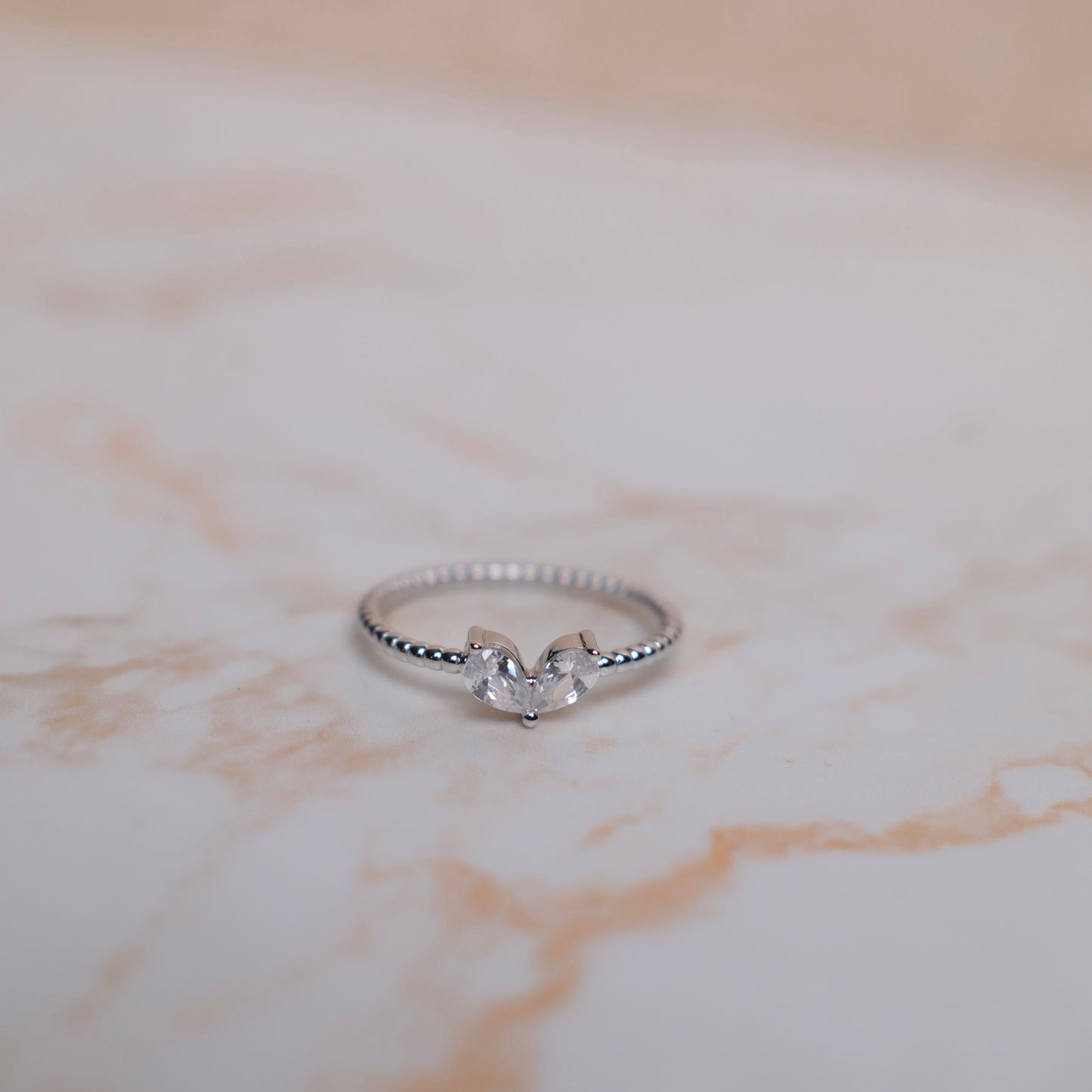 Ring - halbes Herz