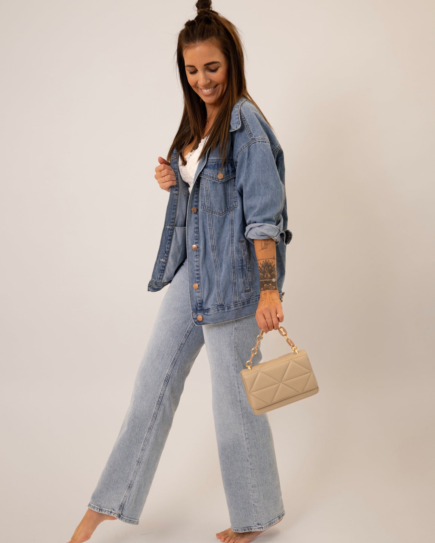 Pocket Bag - Beige/Grau (8792190779718)