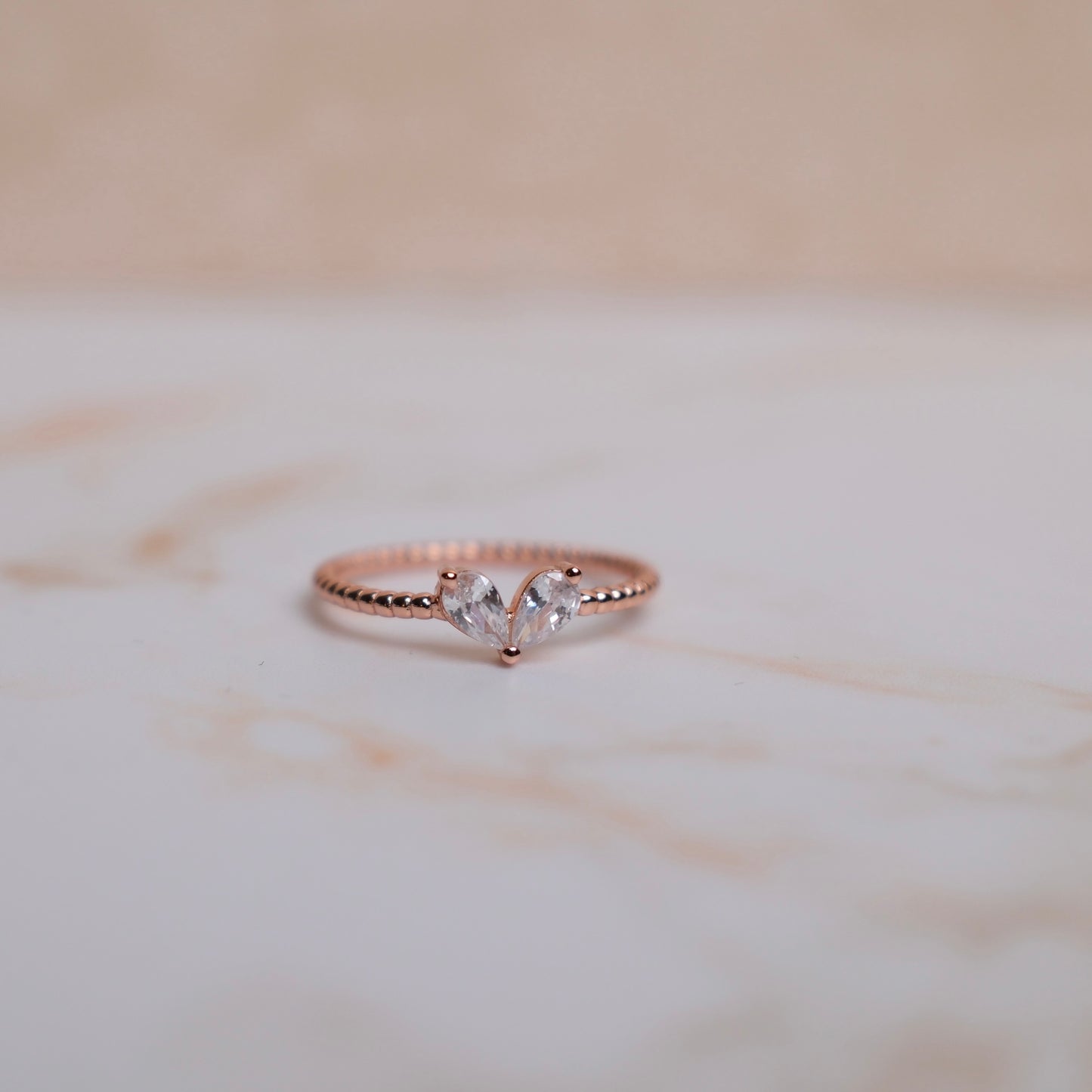 Ring - halbes Herz