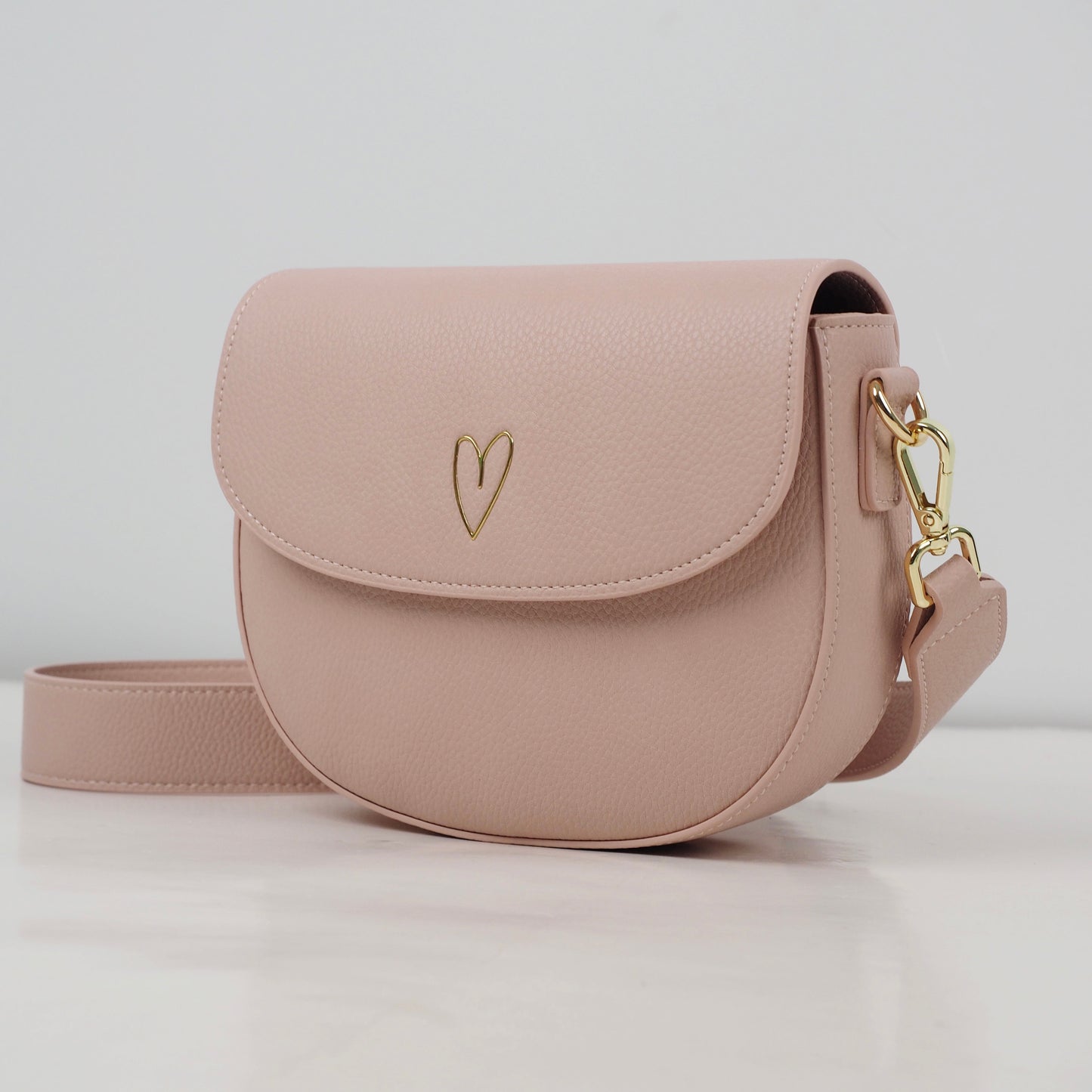 Tasche - Halbmond rosa
