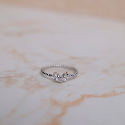 Ring - halbes Herz