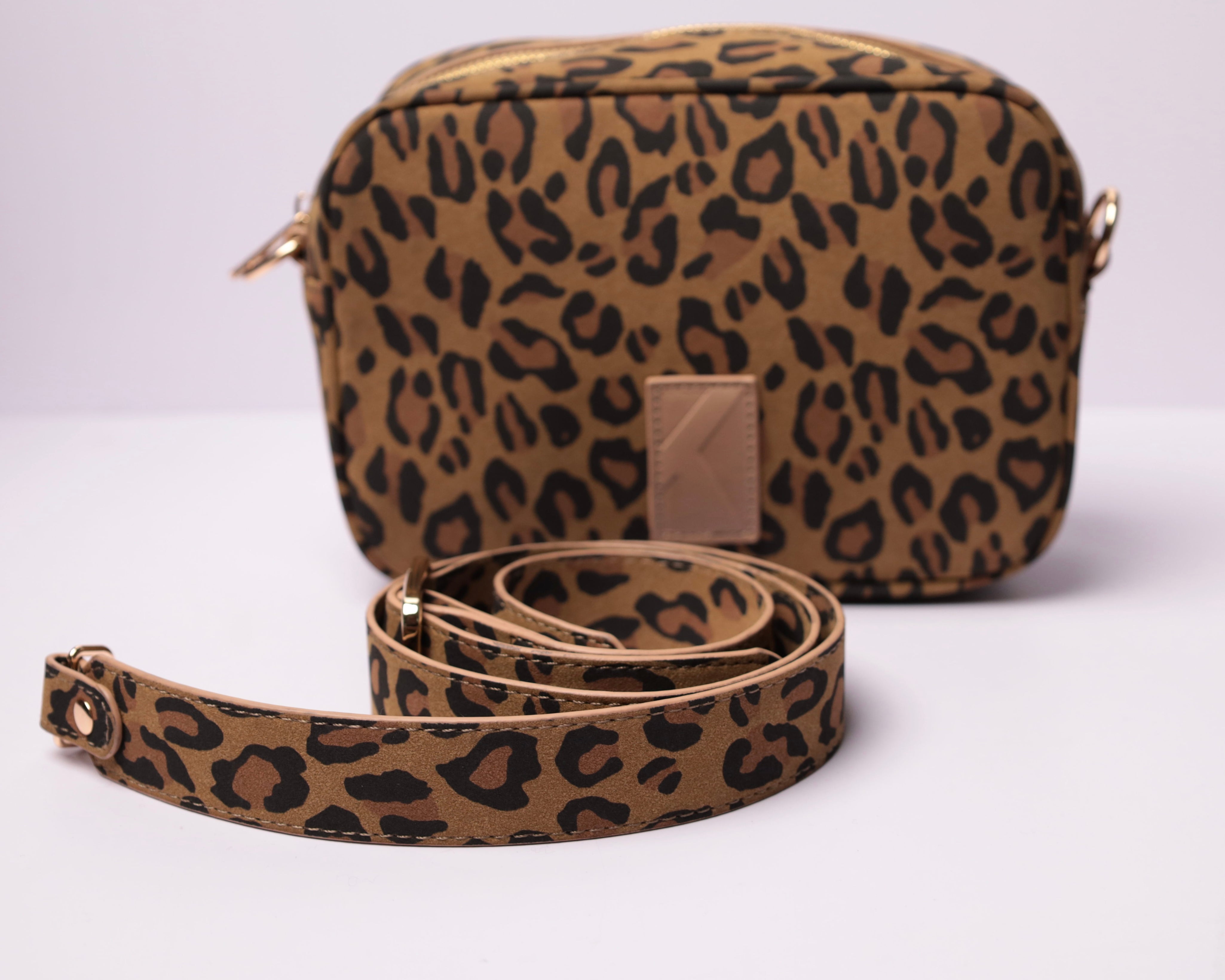 Crossbody Leo beige/brau