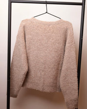 Strickjacke Beige