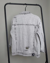 Oversize Jeansjacke - Asphalt