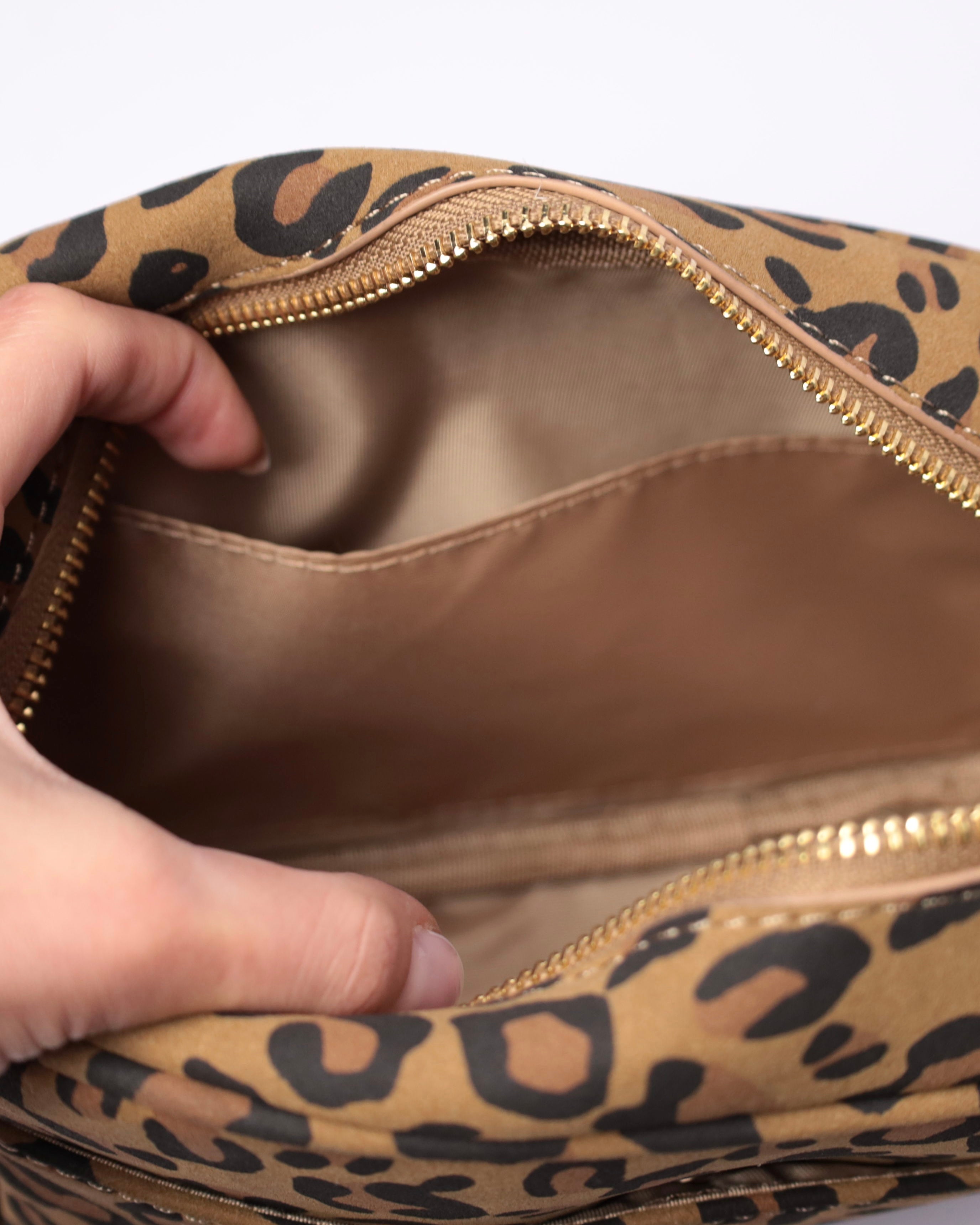 Crossbody Leo beige/brau