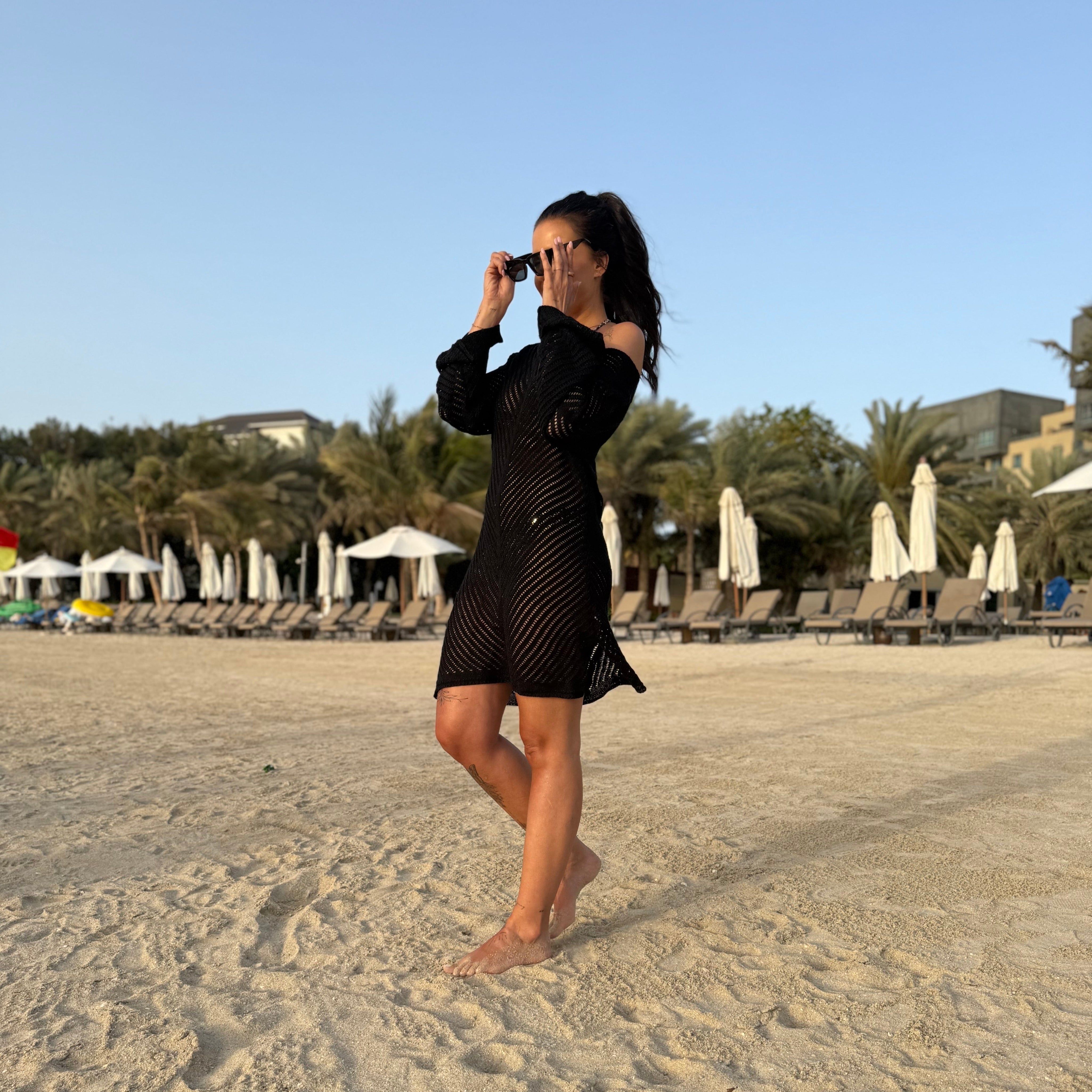 Strandkleid schwarz