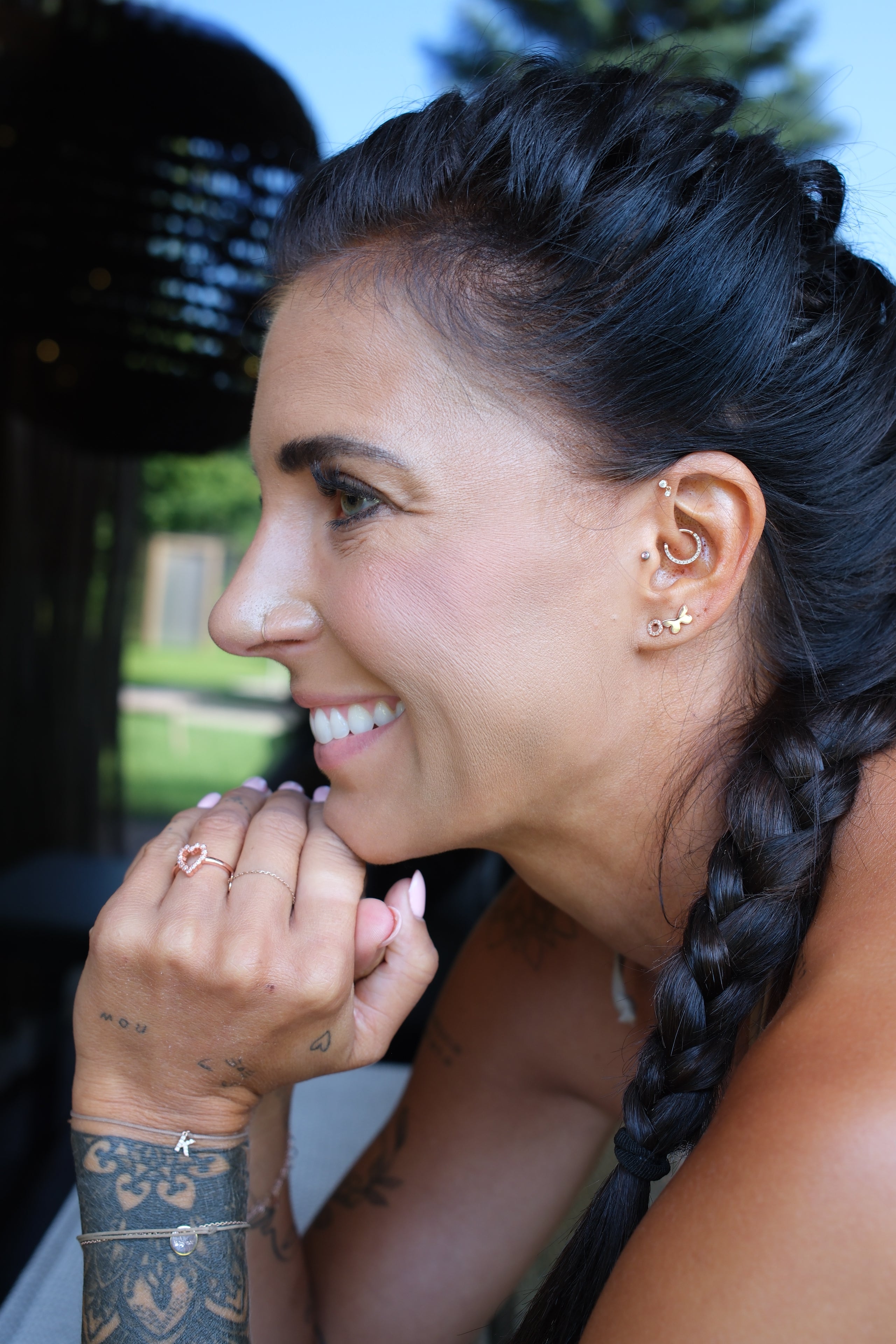 Ohrstecker - Schmetterling