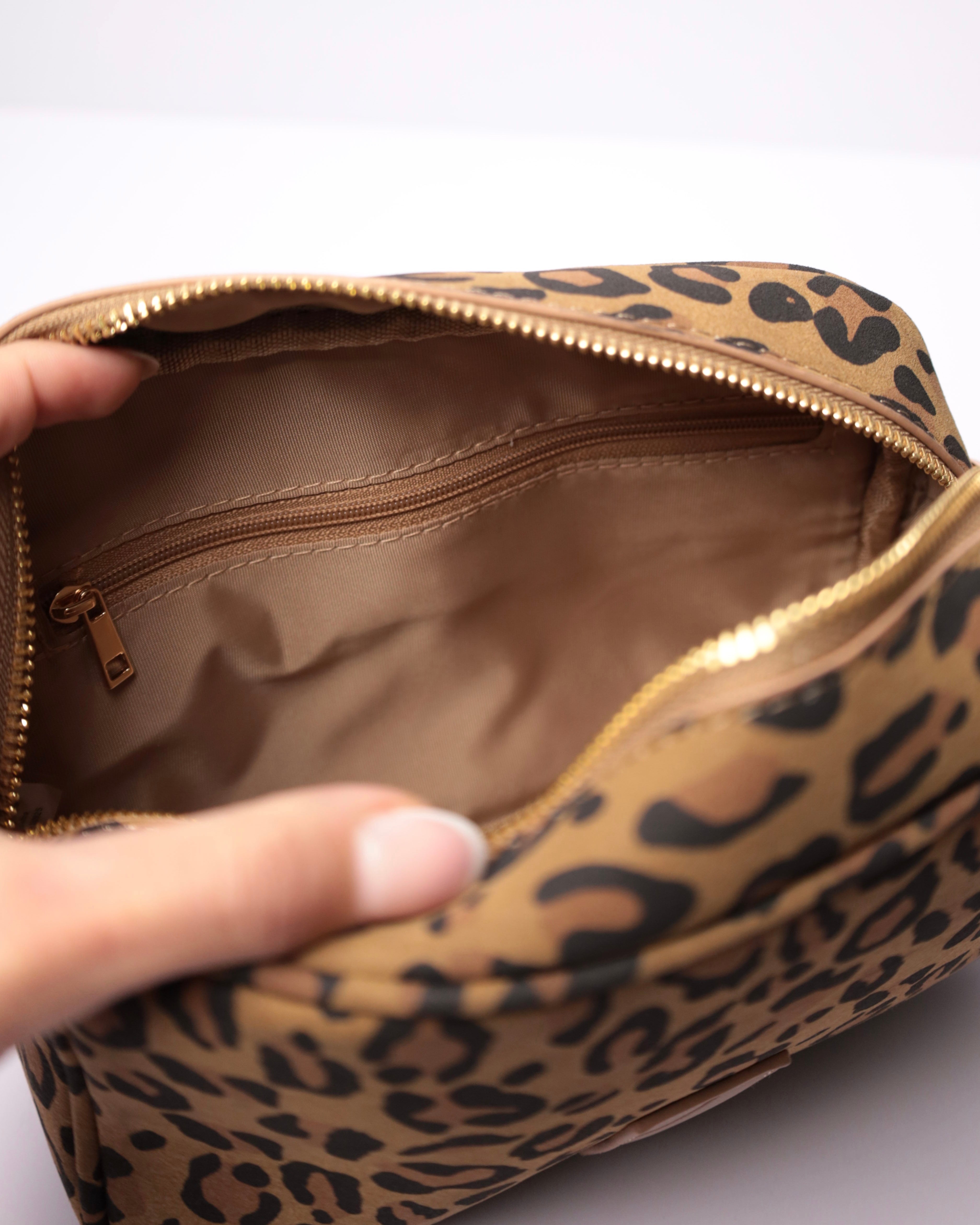 Crossbody Leo beige/brau