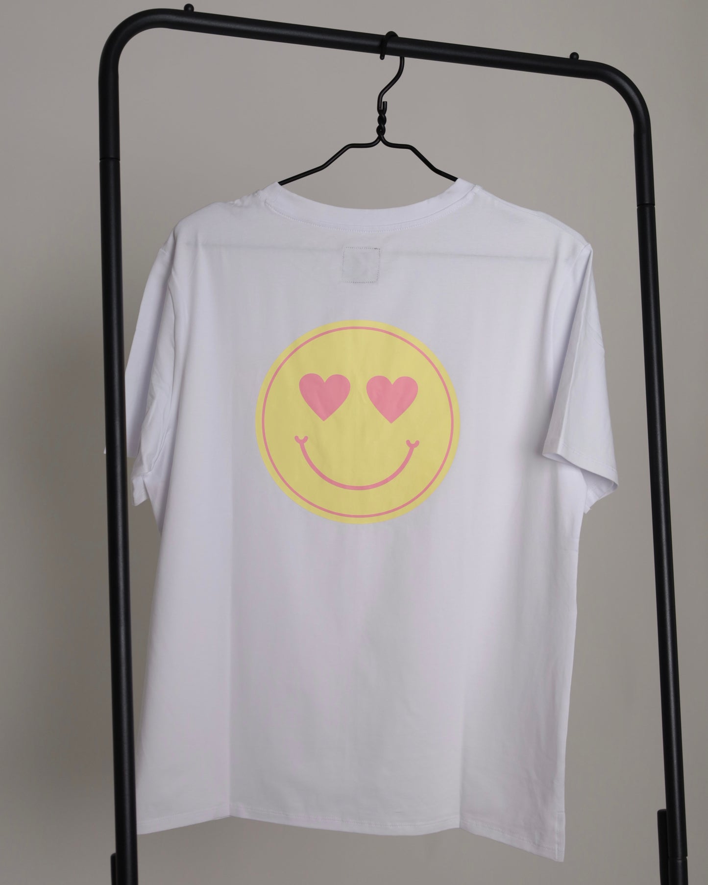 T-Shirt Smiley Weiß (8977629053254)