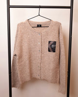 Strickjacke Beige