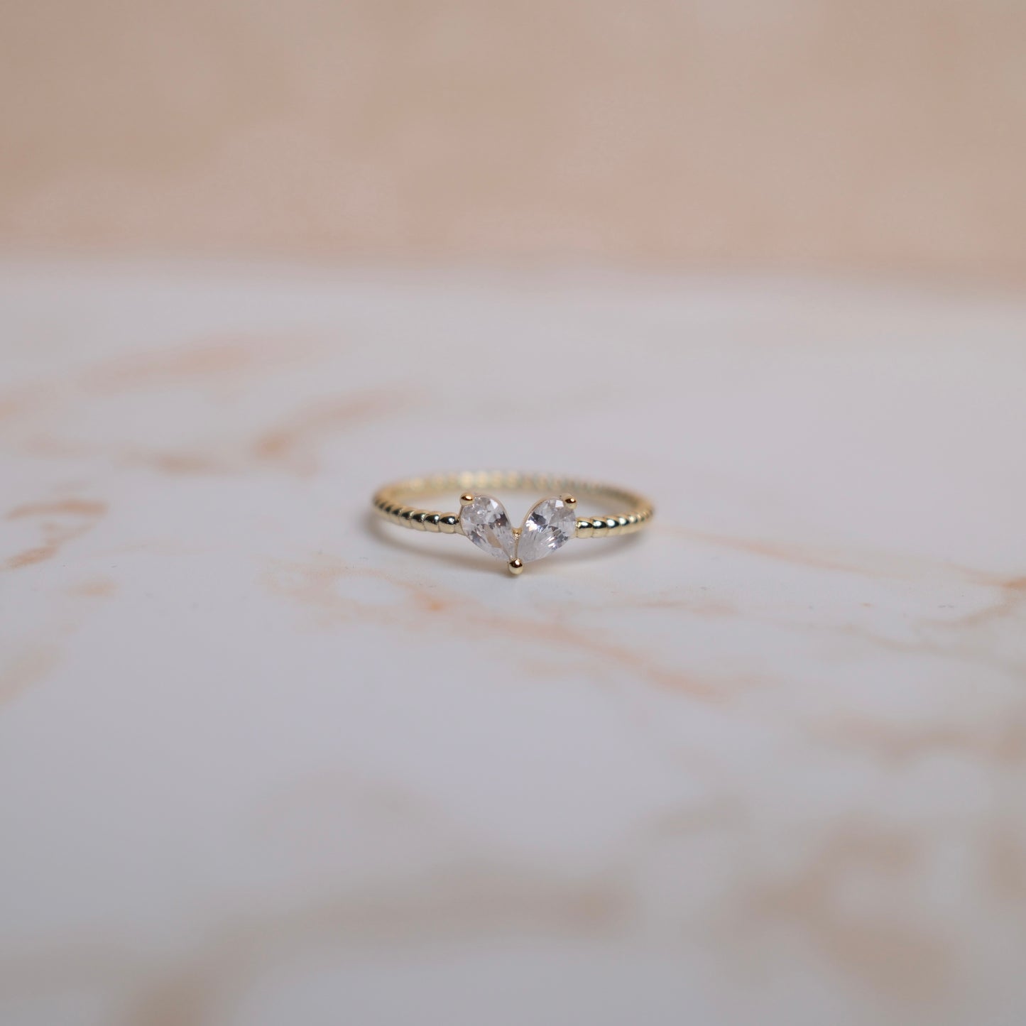 Ring - halbes Herz