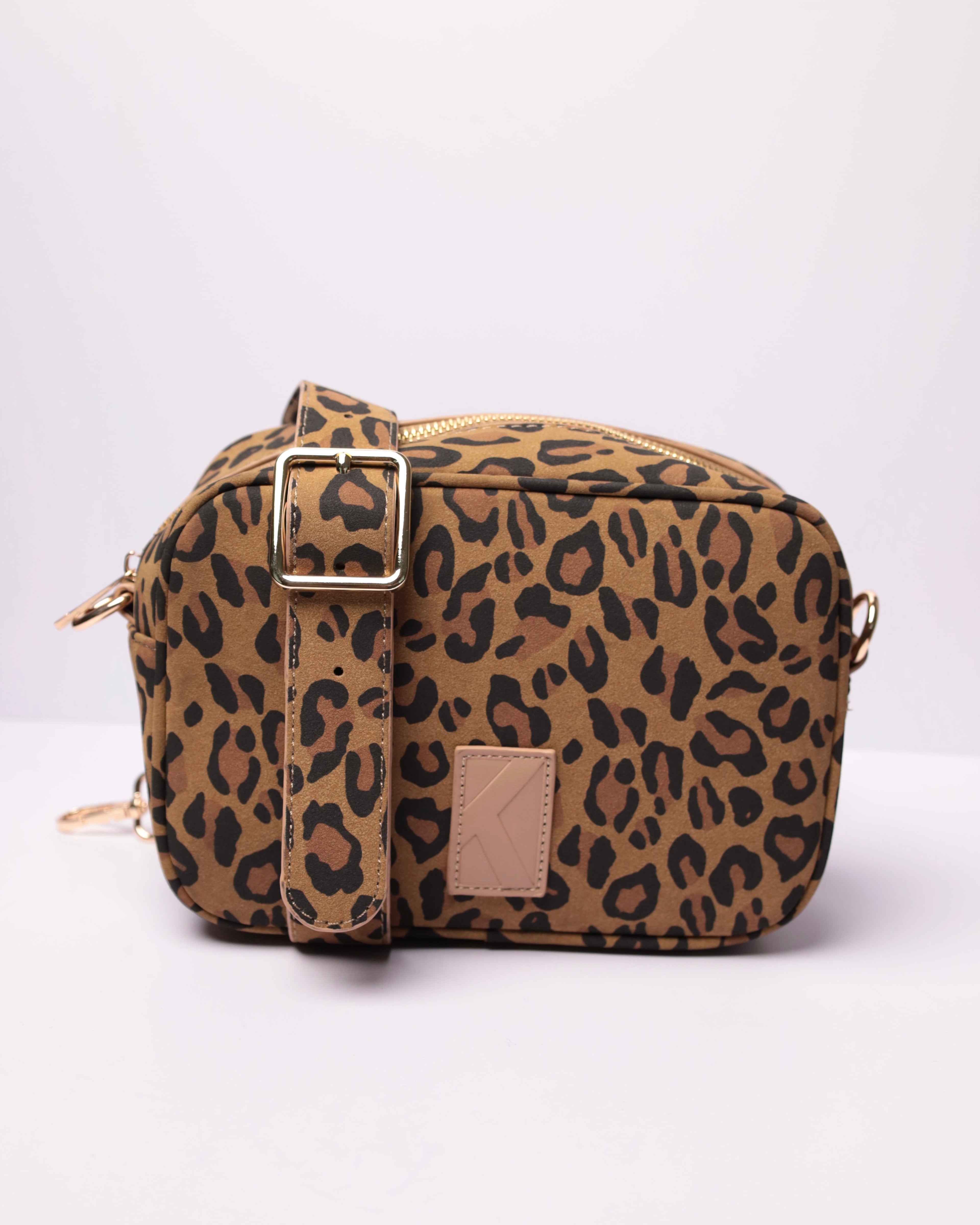 Crossbody Leo beige/brau