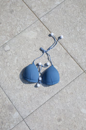Bikini Oberteil blau