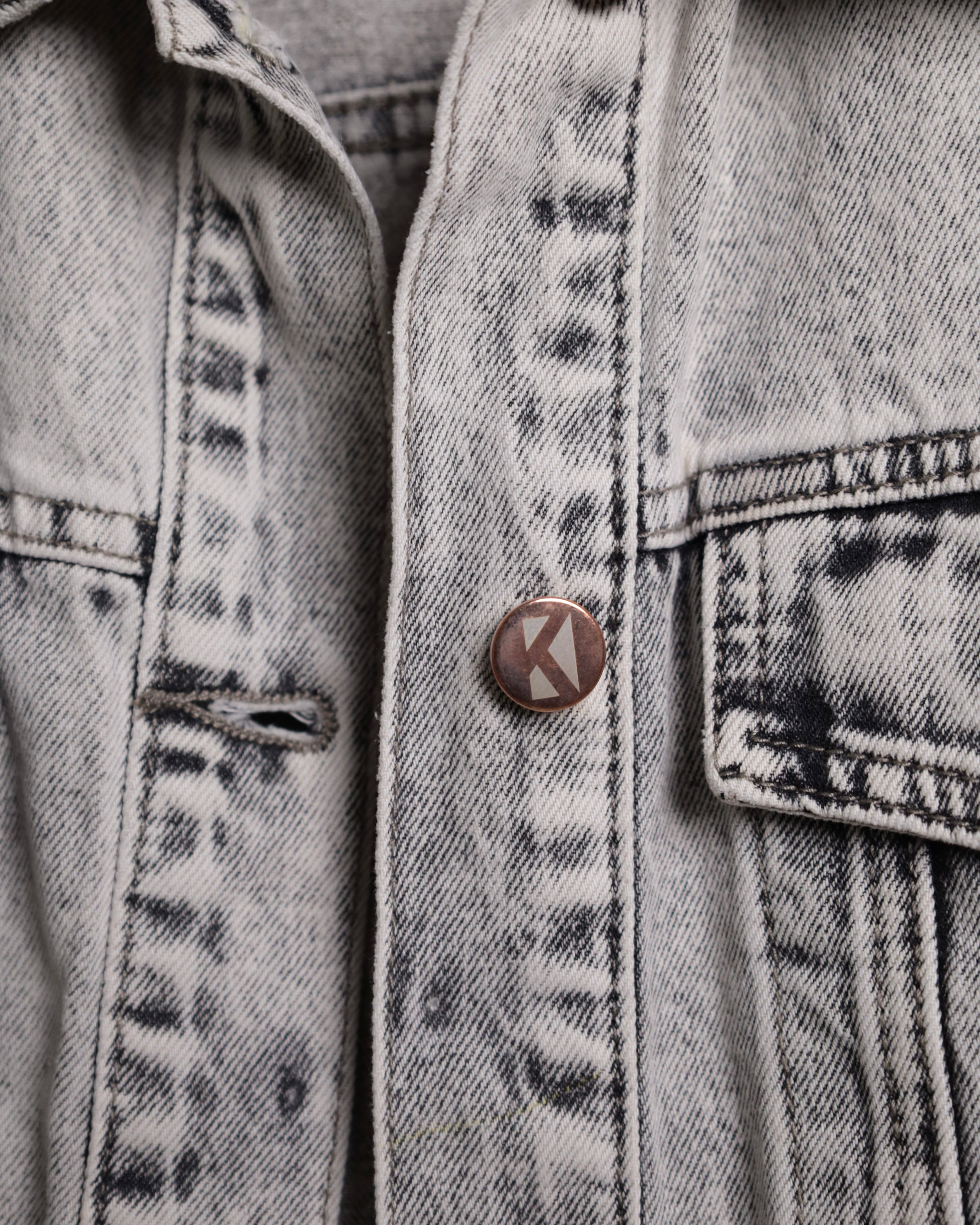 Oversize Jeansjacke - Asphalt