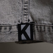 Oversize Jeansjacke - Asphalt