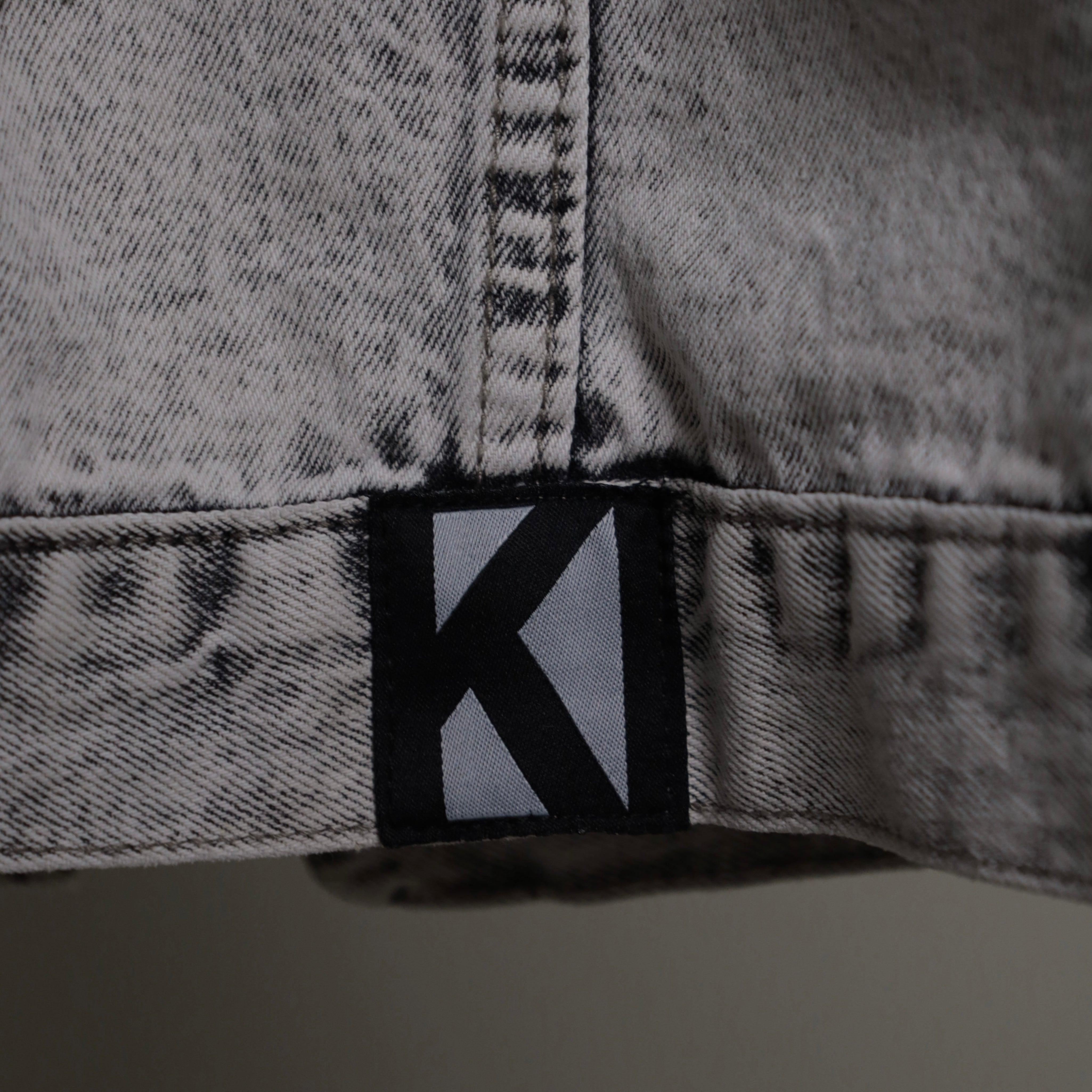 Oversize Jeansjacke - Asphalt