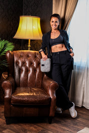 Crossbody Leo schwarz/weiß