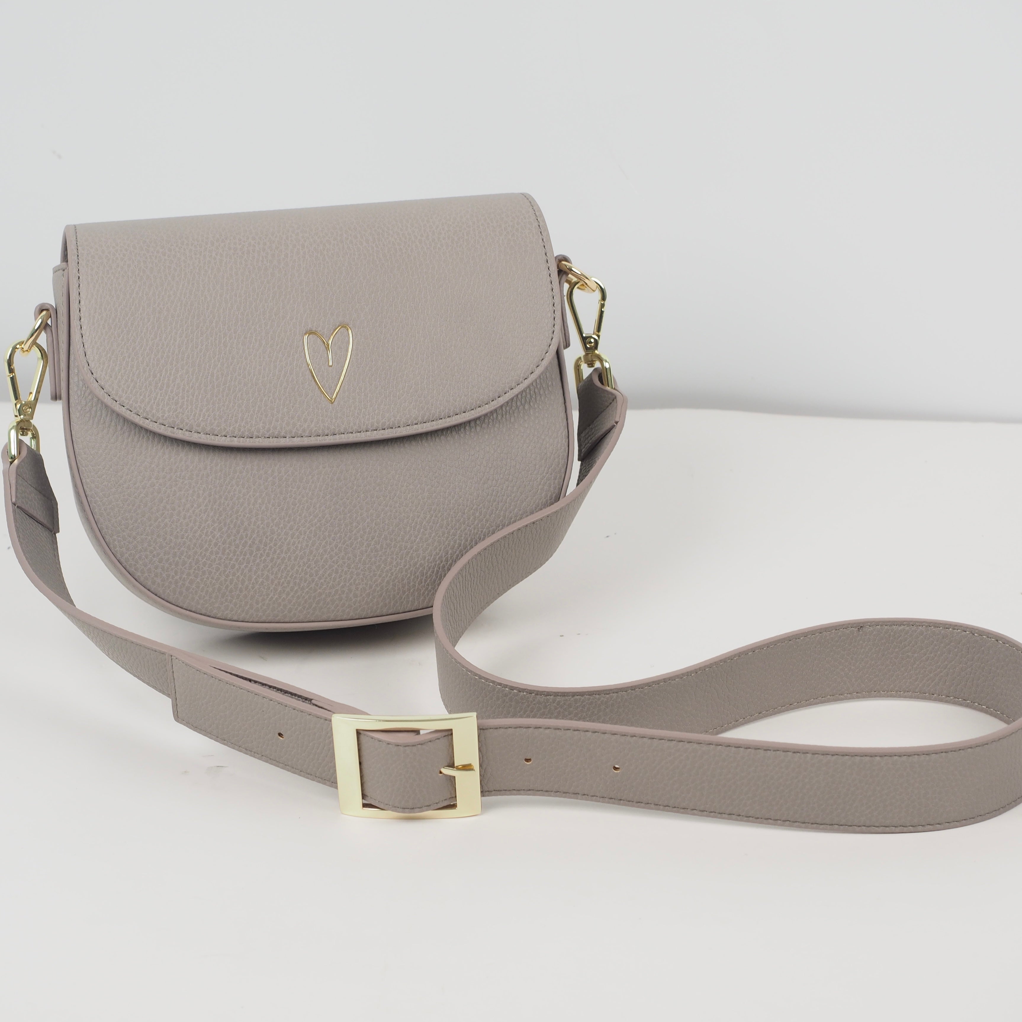 Tasche - Halbmond grau (7970970796286)