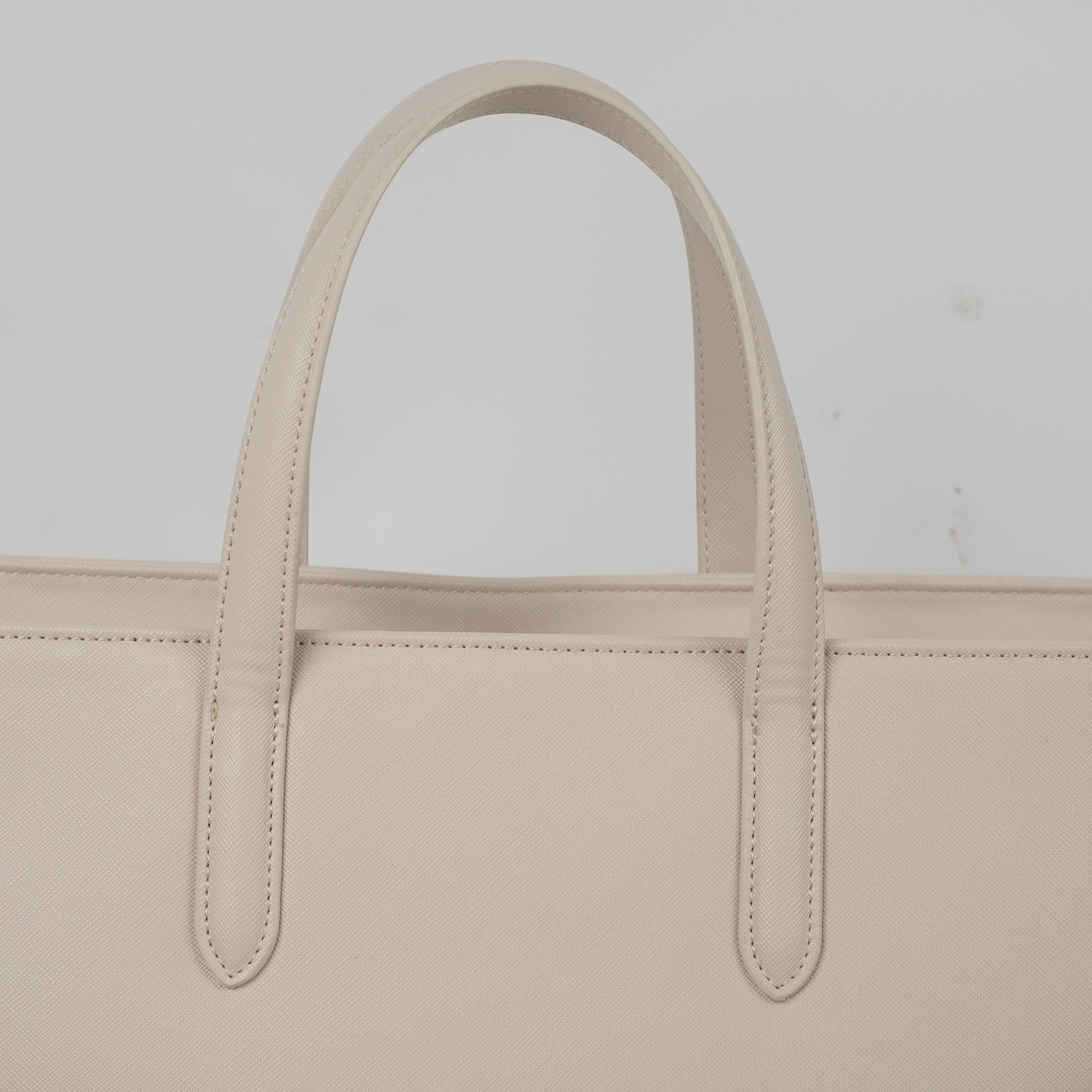 Tasche - Shopper Melina beige (7970971353342)