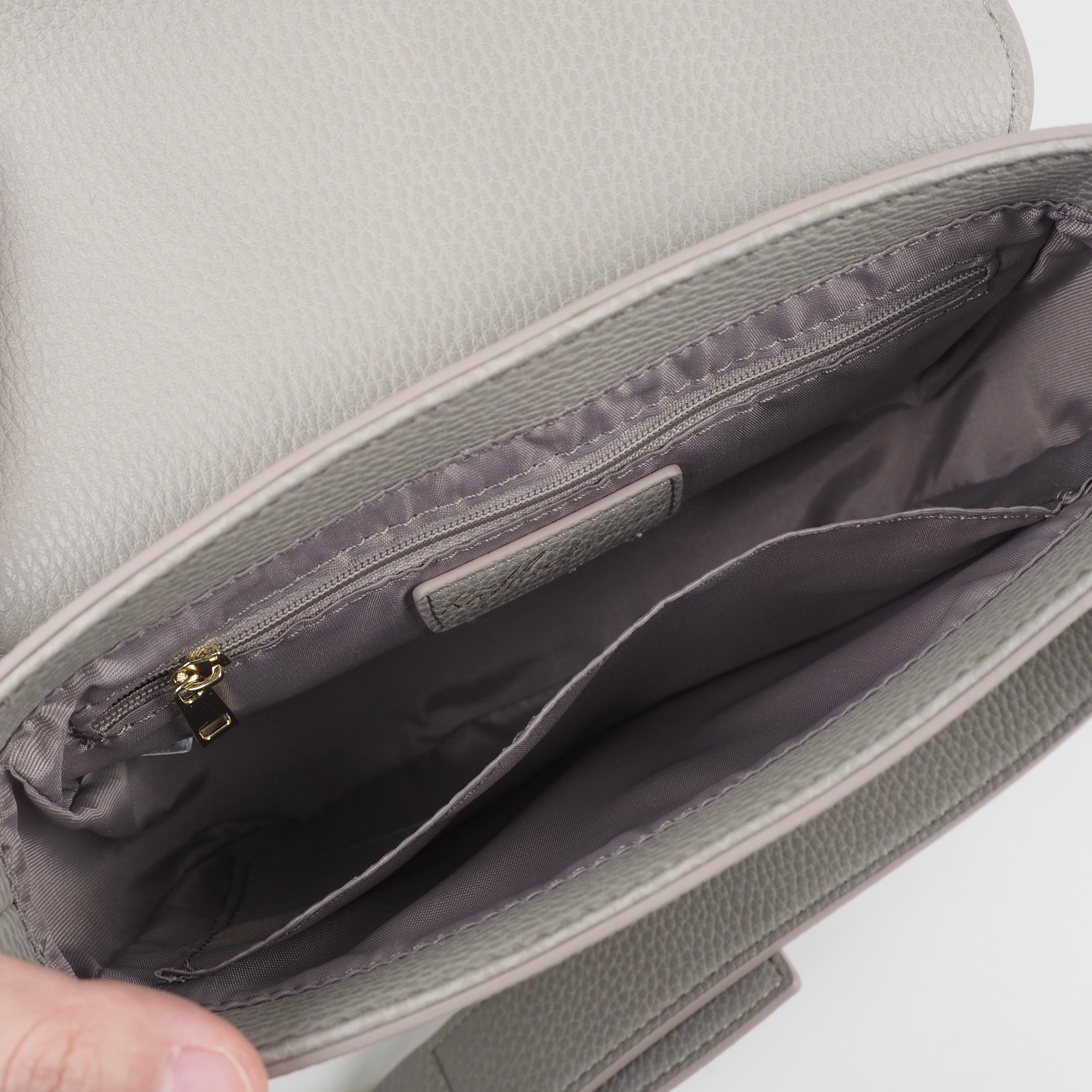 Tasche - Halbmond grau (7970970796286)